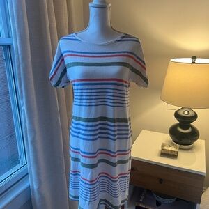 Loft Striped Multicolor Casual Dress